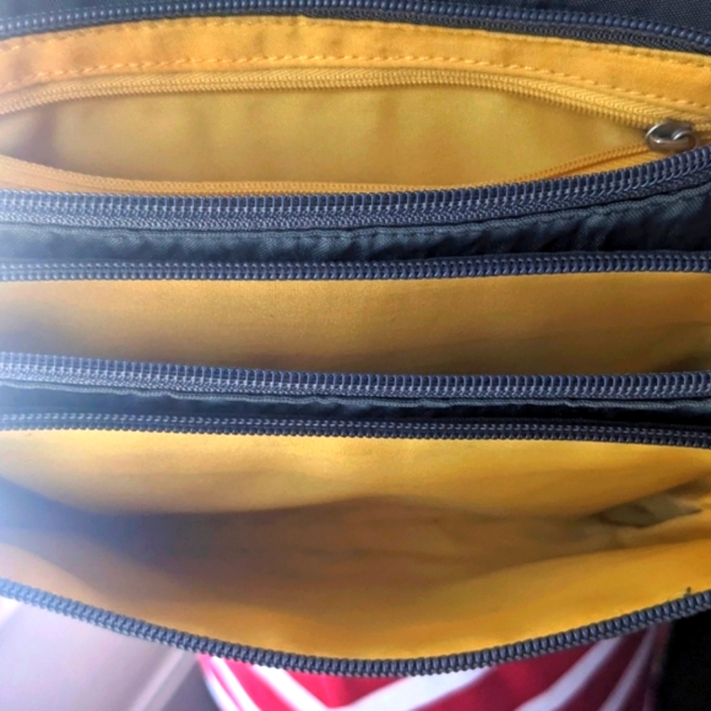 Baggalini Grey Nylon Travel Crossbody